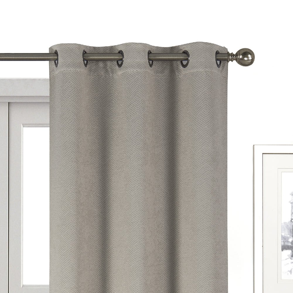 Cortinas blackout de poliéster Regal Home Collections® Delaney de 1.93 x 2.13 m color lino, 2 piezas - Image 2