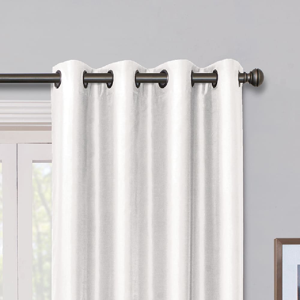 Cortina blackout de poliéster Regal Home Collections® Mystique de 1.27 x 2.41 m color blanco - Image 2