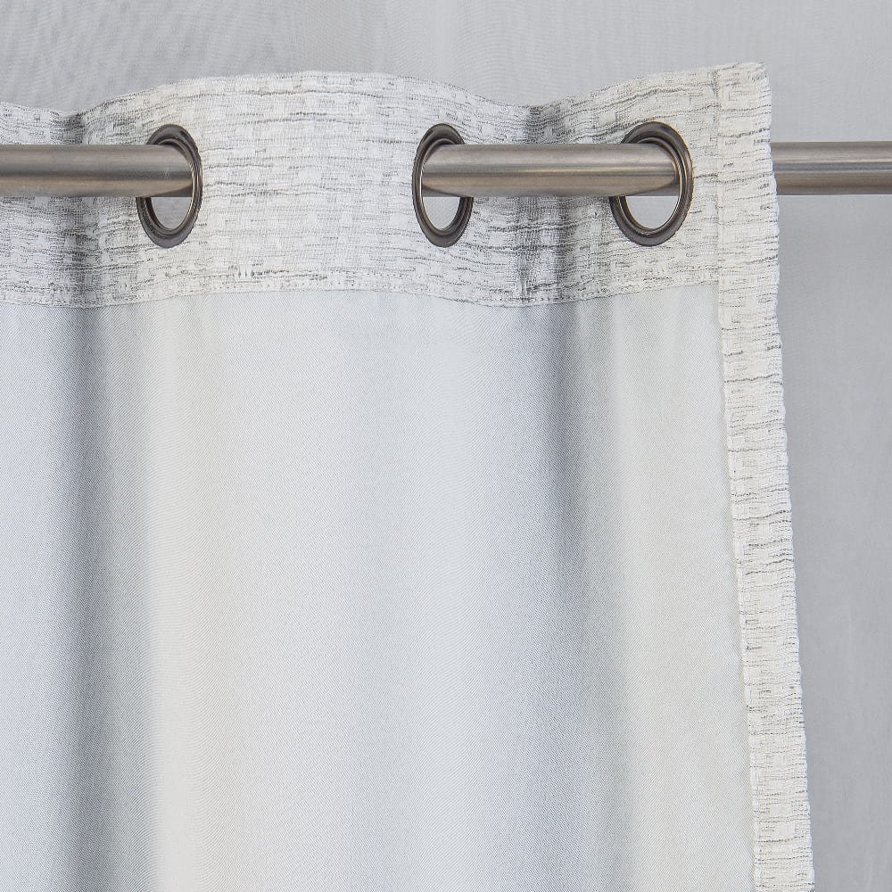 Cortina blackout de poliéster Regal Home Collections® Alexandria de 2.13 m, color gris - Image 4