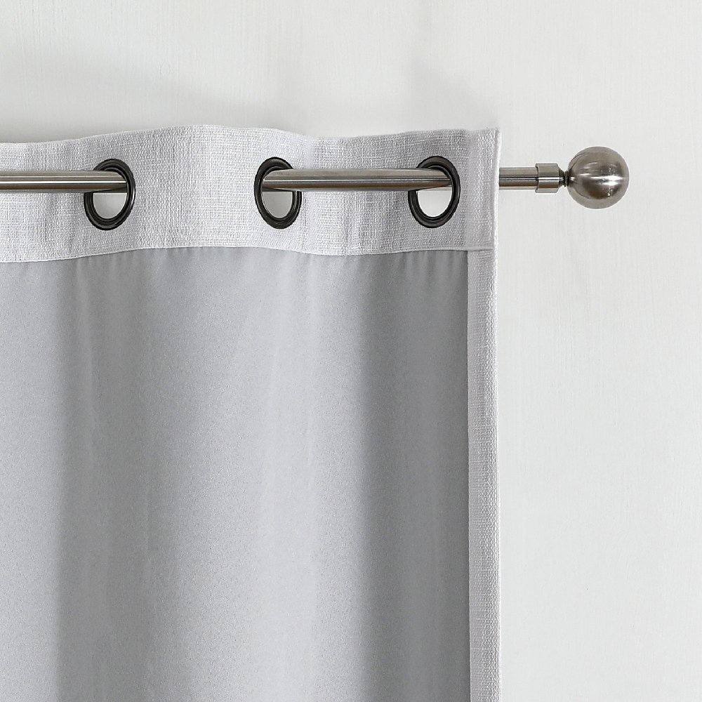 Cortina blackout de poliéster Regal Home Collections® Campbell de 2.13 m color blanco - Image 5