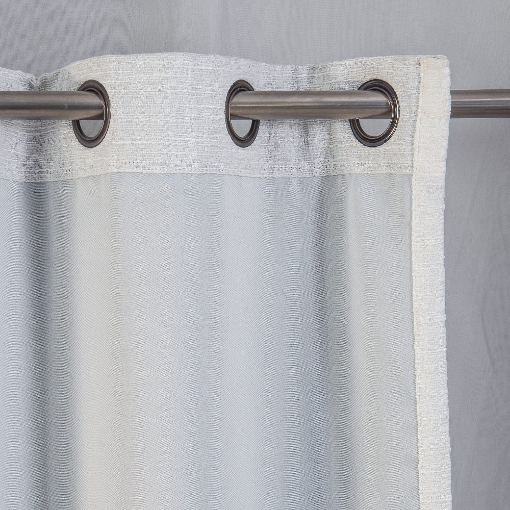 Cortina blackout de poliéster Regal Home Collections® Alexandria de 2.13 m, color blanco - Image 4