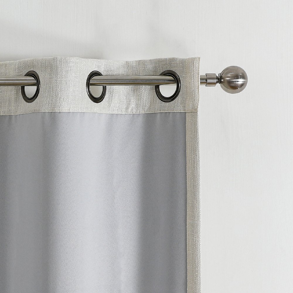 Cortina blackout de poliéster Regal Home Collections® Campbell de 2.41 m color marfil - Image 4