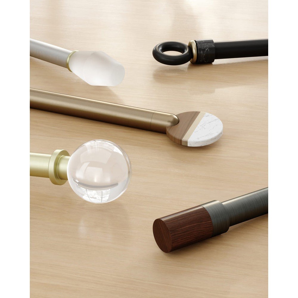 Cortinero extensible Umbra™ Blok de 91 cm a 1.83 m color negro/café - Image 16